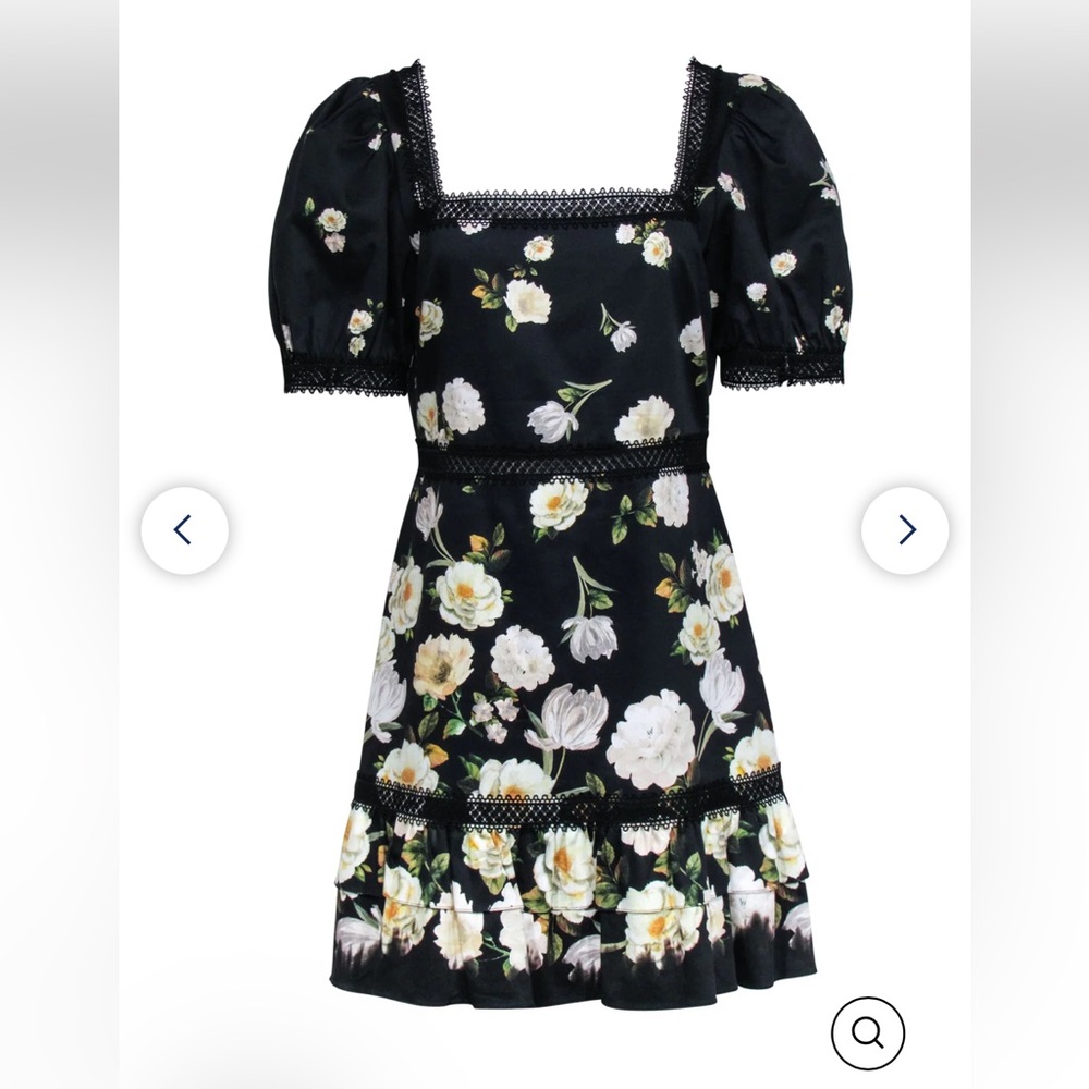 Alice & Olivia Floral Mini Dress
